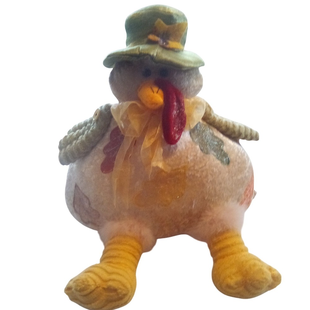 Cute Thanksgiving Turkey Plush‎ Stuffed Animal, Bean Bag bottom